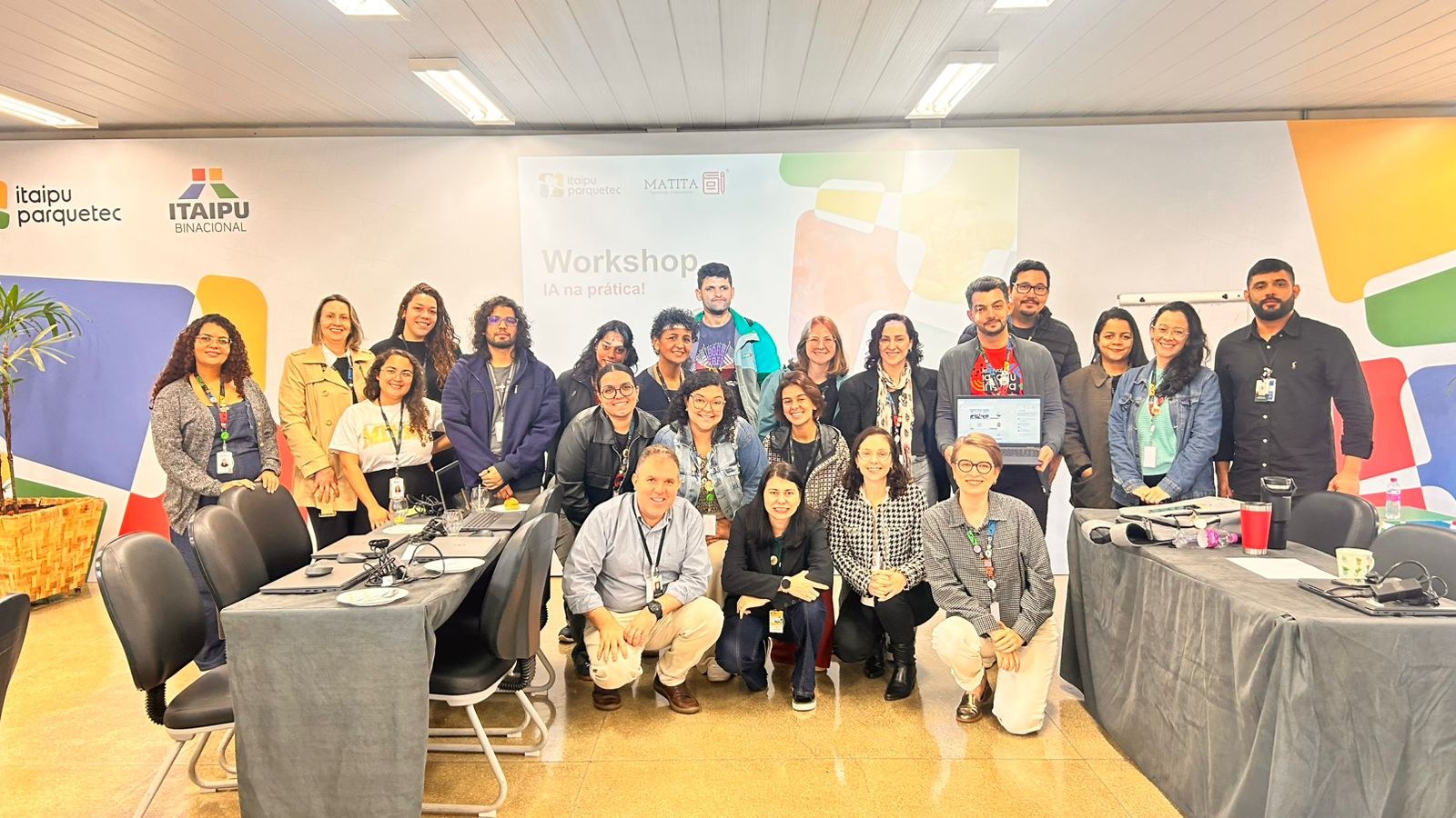 Workshop de IA da Matita no Itaipu Parquetec